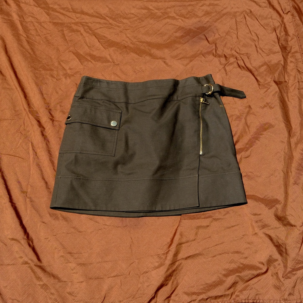 Army Green Michael Kors Skirt